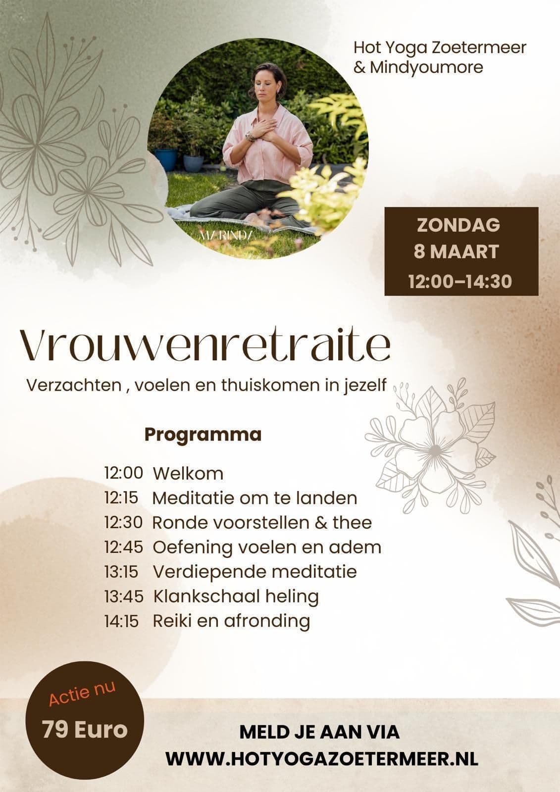 Een vrouwenretraite op 8 maart